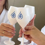 Sekt im Wasser.Studio